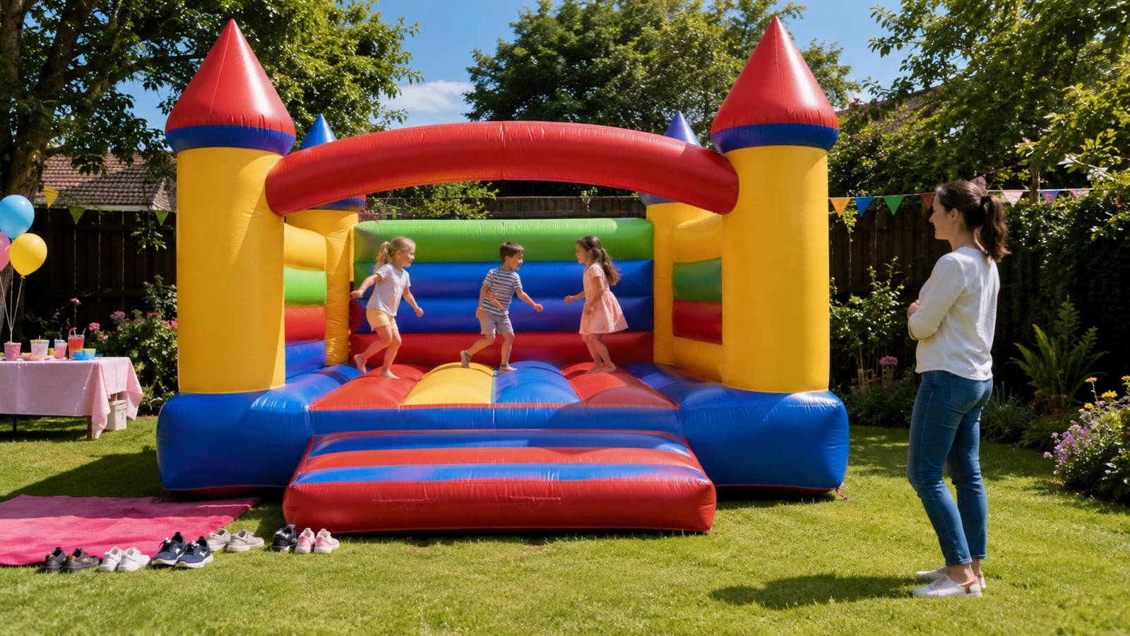 Springkastelen & luchtspelen: tips voor veilig plezier in de tuin