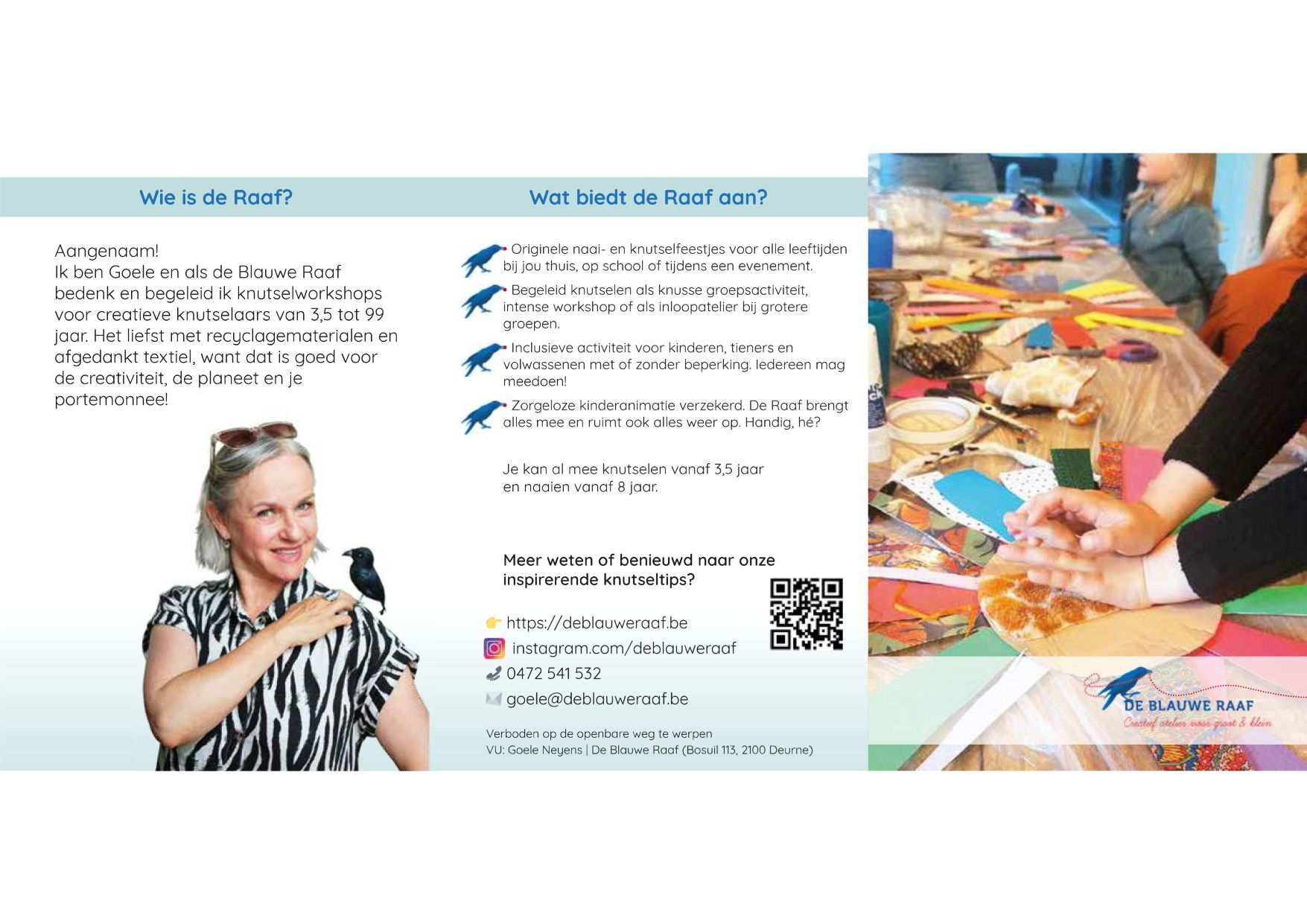 De Blauwe Raaf - knutselfeestjes en creatieve inloopateliers — afbeelding 4